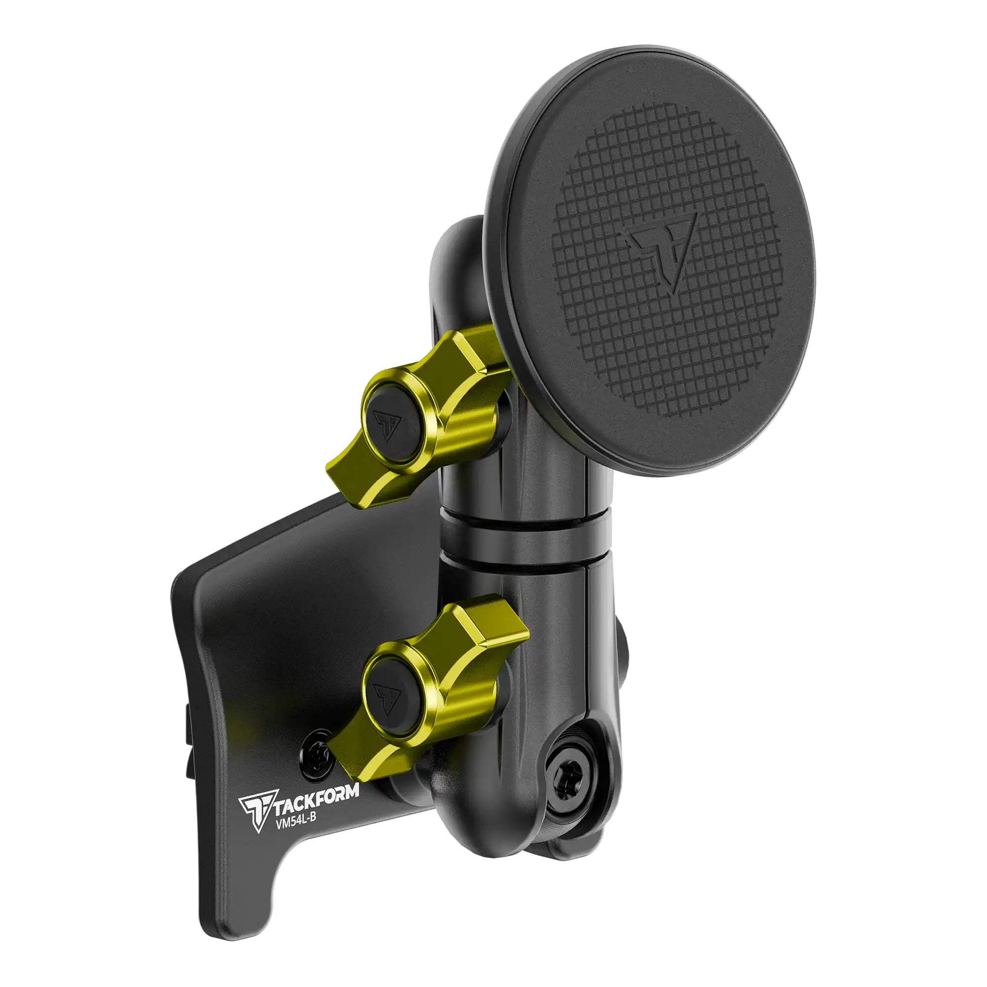Product image of Tacoma Phone Mount with Magnetic Phone Holder Compatible with MagSafe with Yellow Billet Knobs