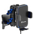 Product image of black Tacoma Phone Mount with Qi Wireless Charging Cradle and Customizable LED Accent Light with Blue Billet Knobs