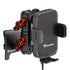 Product image of black Tacoma Phone Mount with Qi Wireless Charging Cradle and Customizable LED Accent Light with Red Billet Knobs