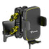 Product image of black Tacoma Phone Mount with Qi Wireless Charging Cradle and Customizable LED Accent Light with Yellow Billet Knobs