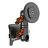 Product image of black Tacoma Phone Mount with Quad Lock MAG head and orange billet knobs