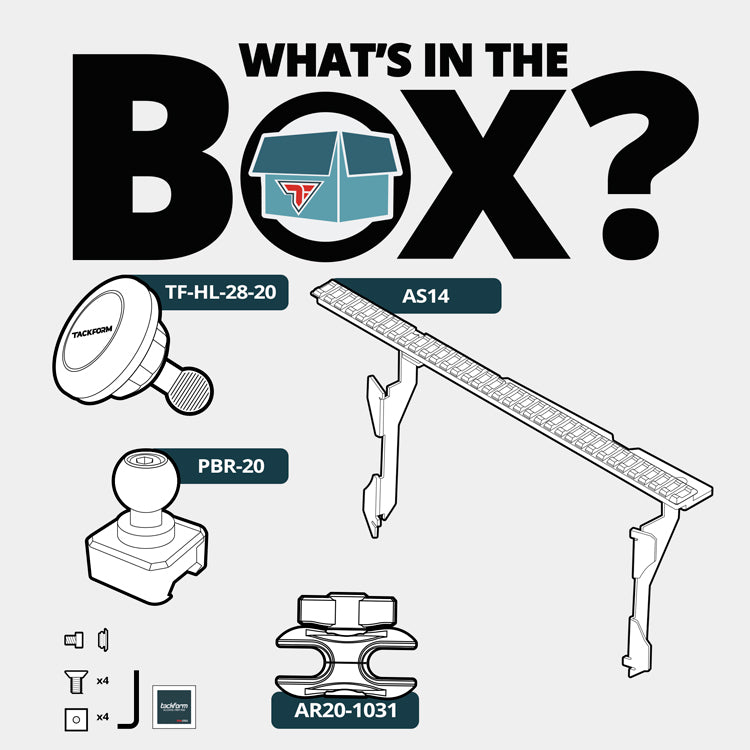 AS14-MG1 - Tacoma Assault Series Picatinny Mount for 3rd Gen 2016 - 2023