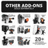 Build Your Own TRAXX™ - Slim Track Dash Bracket | 2007 - 2010 Jeep Wrangler JK