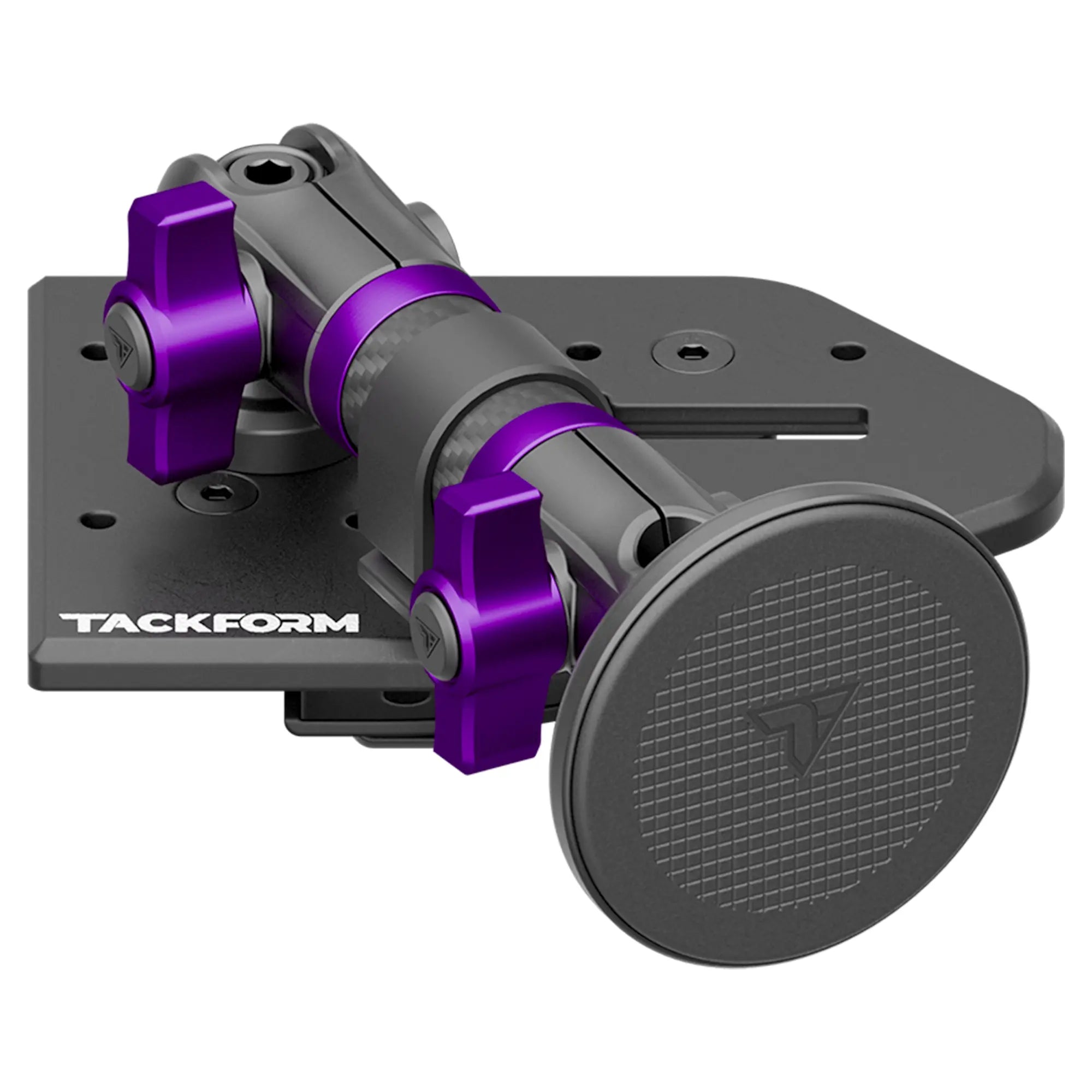 Tackform Passenger Jeep Wrangler Dash Kit with Magnetic Magsafe Phone Mount and Purple Color Accent Knobs
