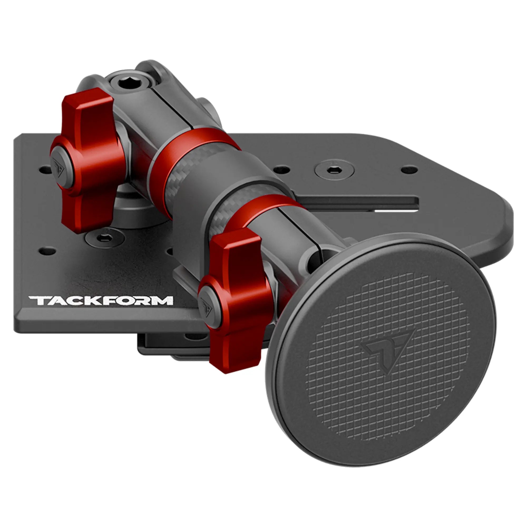 Tackform Passenger Jeep Wrangler Dash Kit with Magnetic Magsafe Phone Mount and Red Color Accent Knobs

