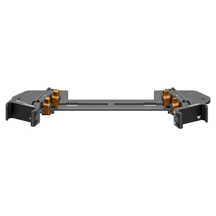 Tackform Jeep Wrangler Dash Kit with Dual Spring Phone Cradles And Orange Color Accent Knobs
