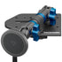 Tackform Jeep Wrangler Dash Kit with Magnetic Magsafe Phone Mount And Blue Color Accent Knobs 
