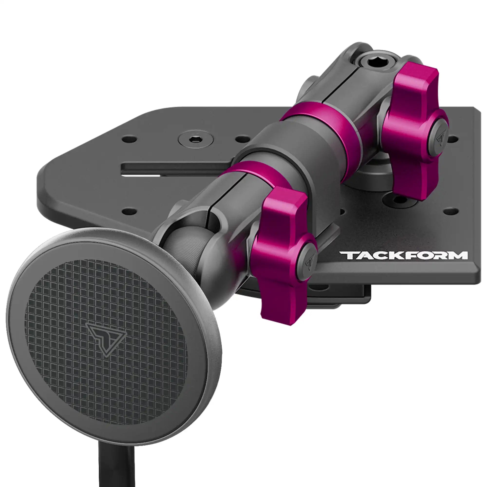 Tackform Jeep Wrangler Dash Kit with MagSafe Wireless Charger and Pink Color Accent Knobs 
