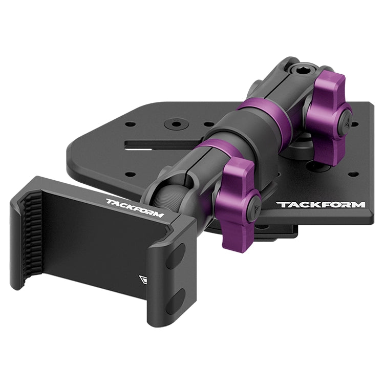 Tackform Jeep Wrangler Dash Kit with Spring Phone Cradle And Purple Color Accent Knobs 