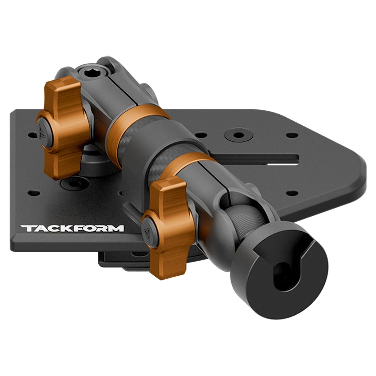 Tackform Passenger Jeep Wrangler Dash Kit with CB Radio Mount And Orange Color Accent Knobs 
