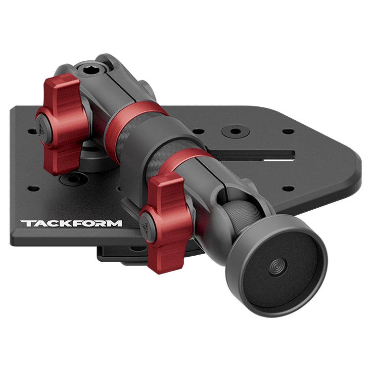 Tackform Passenger Jeep Wrangler Dash Kit with Magnetic Radio Mount And Red Color Accent Knobs 
