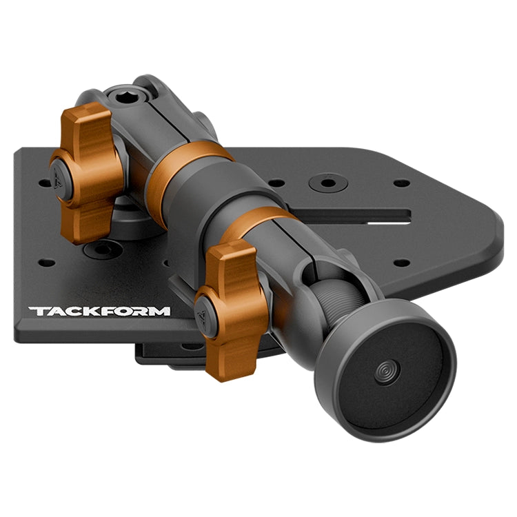 Tackform Passenger Jeep Wrangler Dash Kit with Magnetic Radio Mount And Orange Color Accent Knobs 
