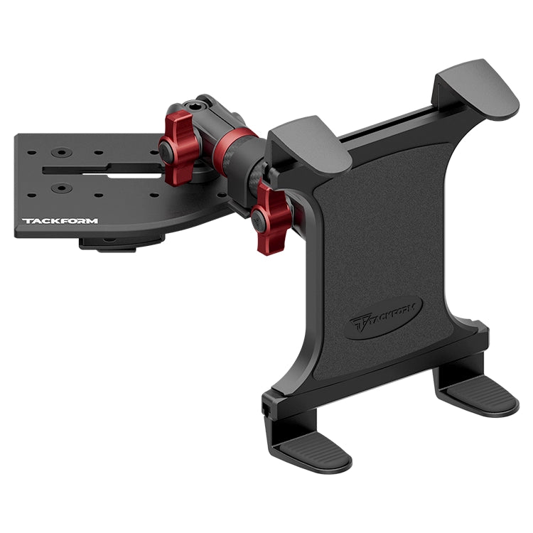 Tackform Jeep Wrangler Dash Kit with Spring Tablet Cradle And Red Color Accent Knobs 
