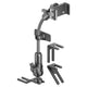 Floor Bolt Semi Truck Gooseneck Rigid Flex Arm All Metal Phone Mount 