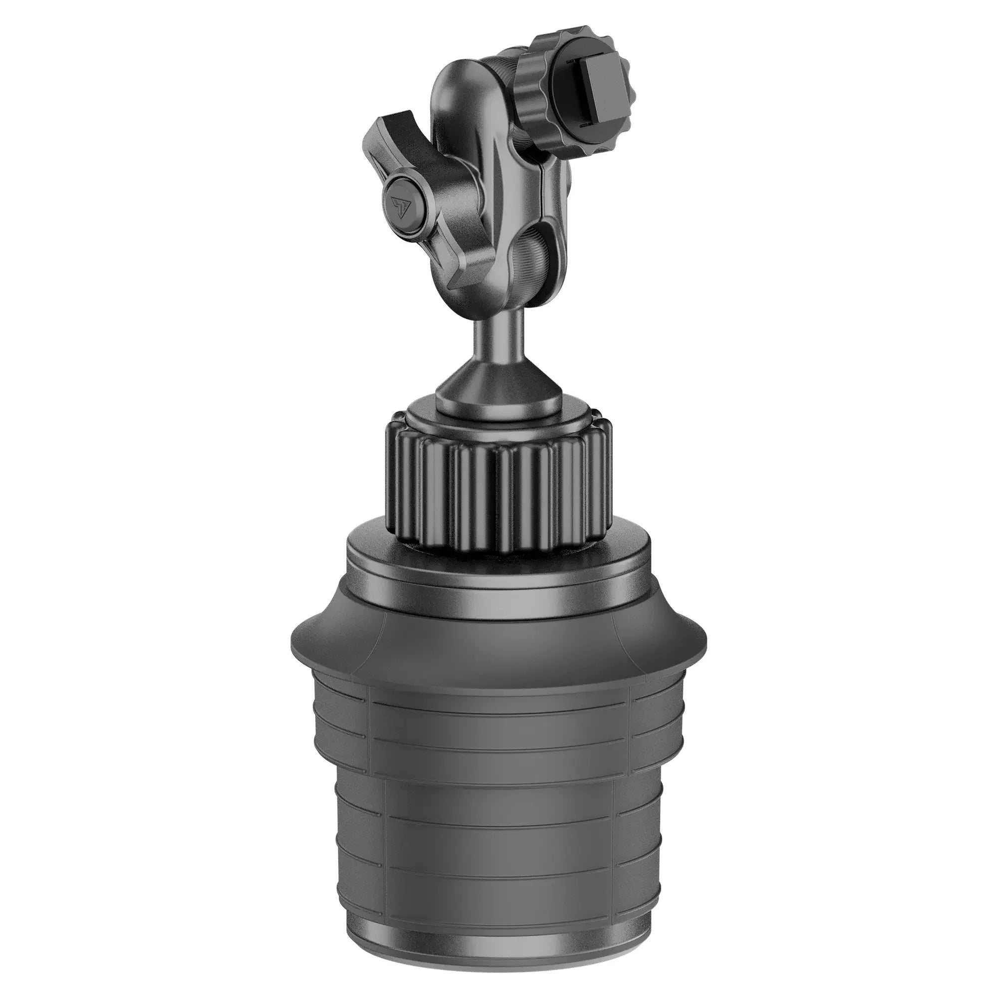 Universal Adjustable Cupholder Monitor Mount with one prong monitor adapter