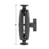 8" Metal Single Knob Arm | Dual Dual AMPS Adapters | 57mm/2.25/D-Sized  | 11" Total Length