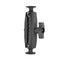 8" Metal Single Knob Arm | Dual Dual AMPS Adapters | 57mm/2.25/D-Sized  | 11" Total Length