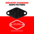 Action Camera Mount | 3.5" Arm | Diamond Pattern Base