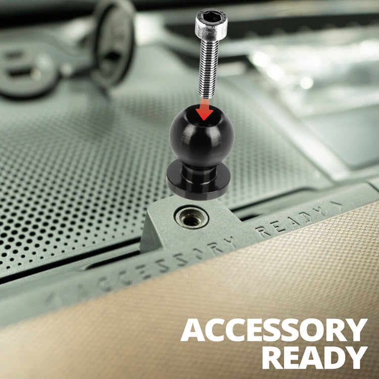 Accessory Ready Dash and Grab Handle Compatible Action Camera Mount for 2021+ Ford Bronco | 7.5"-9.25" Telescoping Arm - NOTICE - Backordered item - Please allow 1-2 weeks to ship.