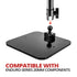 Table Top Mounting Base for up to 3 Devices - Heavy Duty 3 lbs Base