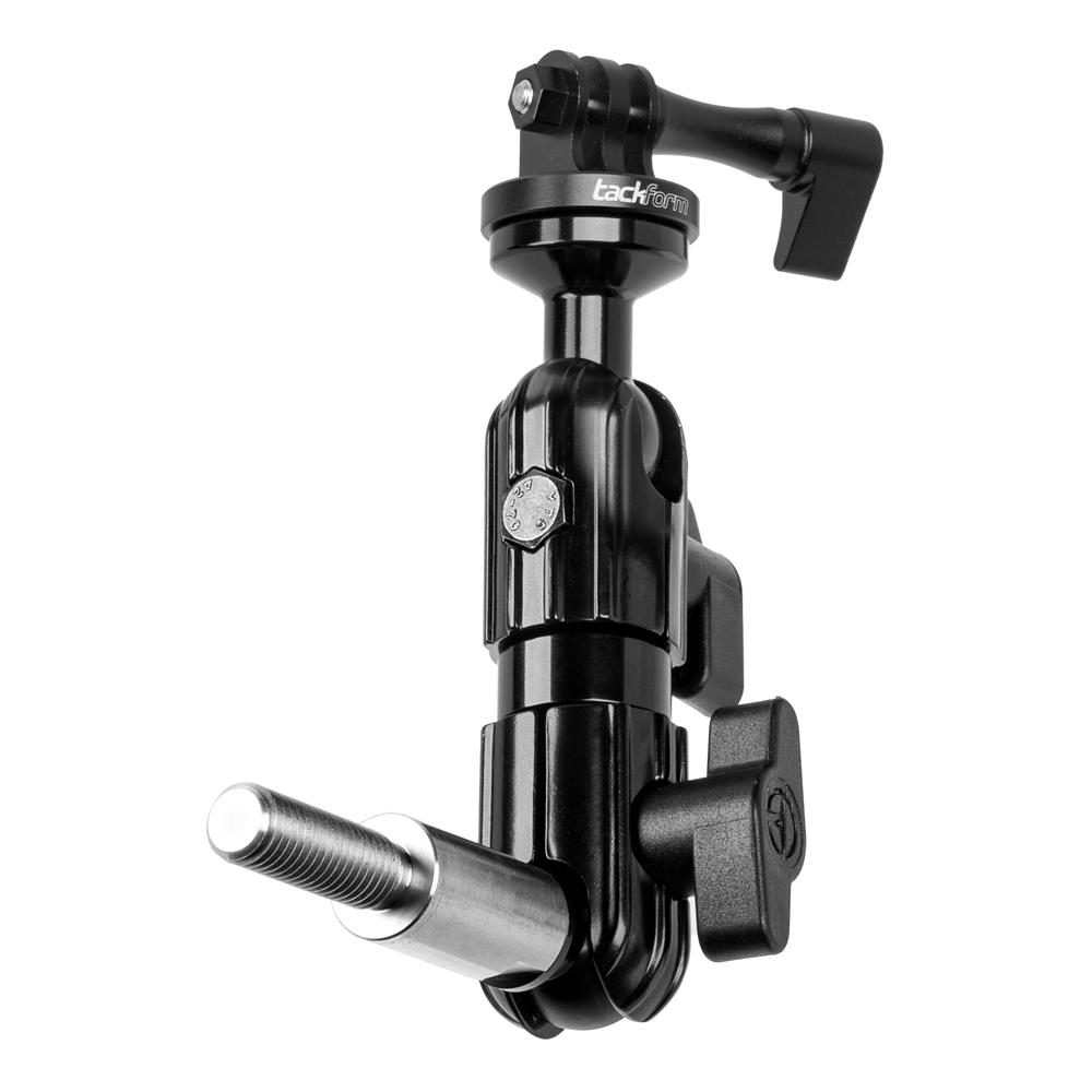 Black Motorcycle Action Camera Mount | BMW M10 Handlebar Bolt (Specific Models/Years) | 3.5" Arm