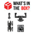 AMPS Drill Base Mount | 3.5" Arm | Phone/GPS Holder | 20mm Ball System