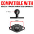 Metal 2 Hole Diamond Adapter | 1"/25mm/B-Sized Ball