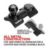 Roll Cage Bar Mount | 20mm Ball | Flange