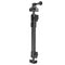 Action Camera Mount | 9.5"-13" Telescoping Aluminum Arm | 1/4"-20 Mounting Base