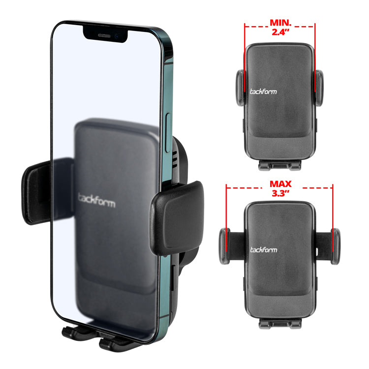 Wireless Charging Phone Mount | 3.5" Arm | Diamond Pattern Base - Magsafe Compatible