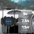 Transport™ Large Device Wireless Charging Cradle with 1"/25mm/B-Sized, Cable, and Car Charger - Magsafe Compatible