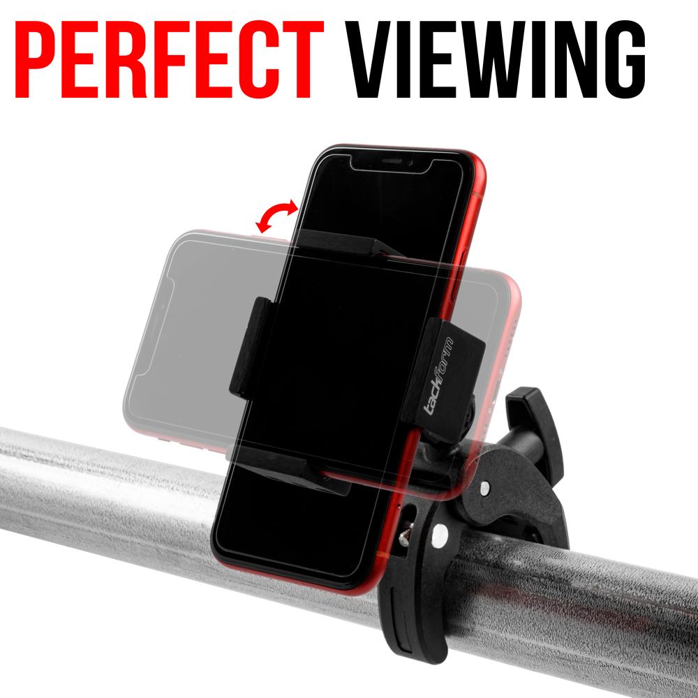 Enduro Series™ Phone Mount | Quick Clamp Bar Mount | 1"/25mm/B-Sized Ball