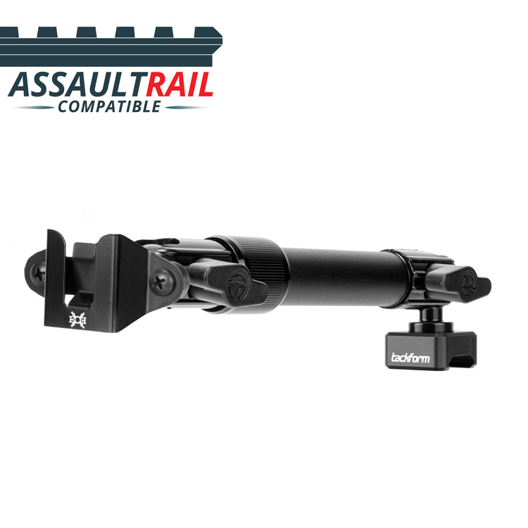 TRAXX™ - Assault Track Mount (Picatinny) | 7.5"- 9.25" Telescoping Arm | CB Microphone