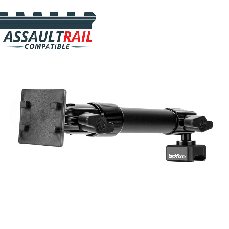 Assault Track Mount (Picatinny) | 7.5"- 9.25" Telescoping Arm | 4-Prong TPMS Monitor Holder