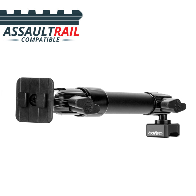 TRAXX™ - Assault Track Mount (Picatinny) | 7.5"- 9.25" Telescoping Arm | Dual-T