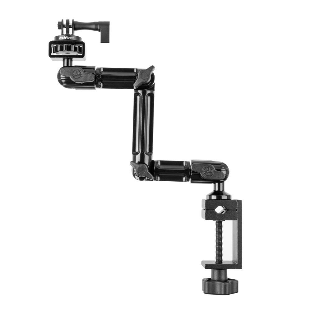 Table Clamp / Headrest Mount | Compatible with GoPro and Other Action Cameras | 10.75" Long Modular Arm | Enduro Series