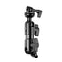 Black Motorcycle Action Camera Holder | Mirror Hole Mount - M10 x 1.25 Fine Thread Ball | 3.5" DuraLock™ Arm