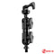 Black Motorcycle Action Camera Holder | Mirror Hole Mount - M10 x 1.25 Fine Thread Ball | 3.5" DuraLock™ Arm