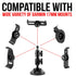 Suction Cup Mount | 3.5" Arm | 17mm Ball Compatible with Garmin
