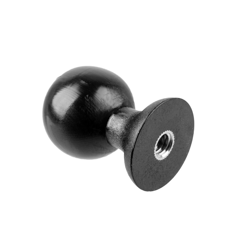 Threaded Ball Mount | 1/4 in - 20 Receiving Hole | 1"/25mm B-sized Ball