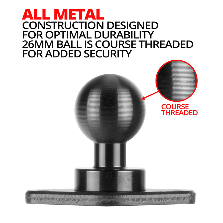 Impact Series™ Diamond Base / Holder with 26mm Metal Ball