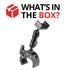 Universal Cell Phone Bar Mount for 1"-2" Bars | 3.5" Arm | EnduroSeries™ Spring Cradle