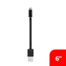 Tackform Lightning Charging Cable for Vehicle 6in.