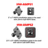 Metal Installation Dashboard Mount Backing Plate for AMPS/Diamond Brackets