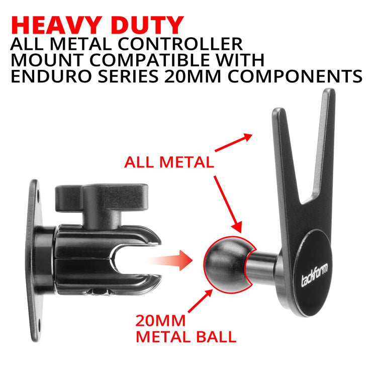 Enduro Series™ | Snow Plow Controller Holder | 20mm Ball | Western Plow, Fisher, SnowEx, Blizzard