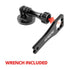 Enduro Series™ Motorcycle Camera Mount | Compatible with GoPro and Action Cameras | 3.5" Arm | For Crossbar Brace, Mirror, and other posts up to .5" in Diameter | All Metal Design | Item on Backorder, Ships in 1-2 Weeks or Less (Subject to Change)