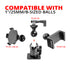 AMPS Short Reach Adapter | 1" /25mm /B-Sized Ball & Socket System | Legacy 2.0