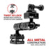 Enduro Series™ Motorcycle Camera Mount | Compatible with GoPro and Action Cameras | 3.5" Arm | For Crossbar Brace, Mirror, and other posts up to .5" in Diameter | All Metal Design | Item on Backorder, Ships in 1-2 Weeks or Less (Subject to Change)