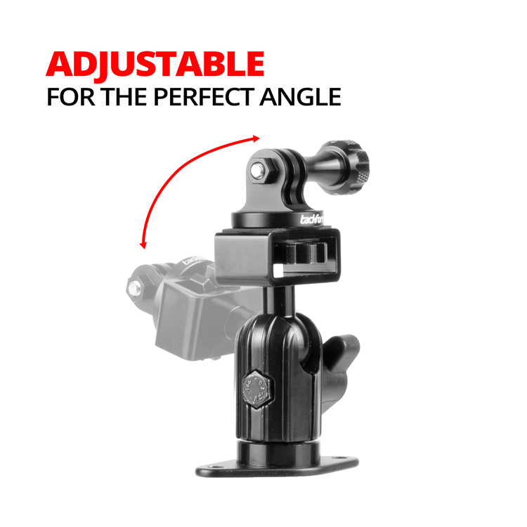 Action Camera Mount | Short Reach | Diamond Pattern Base