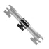 ARM | 1.5" Long | Single Knob | Dual Flange Sockets